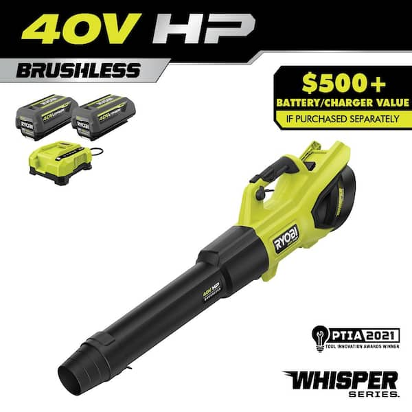 Image of Ryobi 40V 230 MPH 500 CFM Brushless Cordless Jet Fan Blower