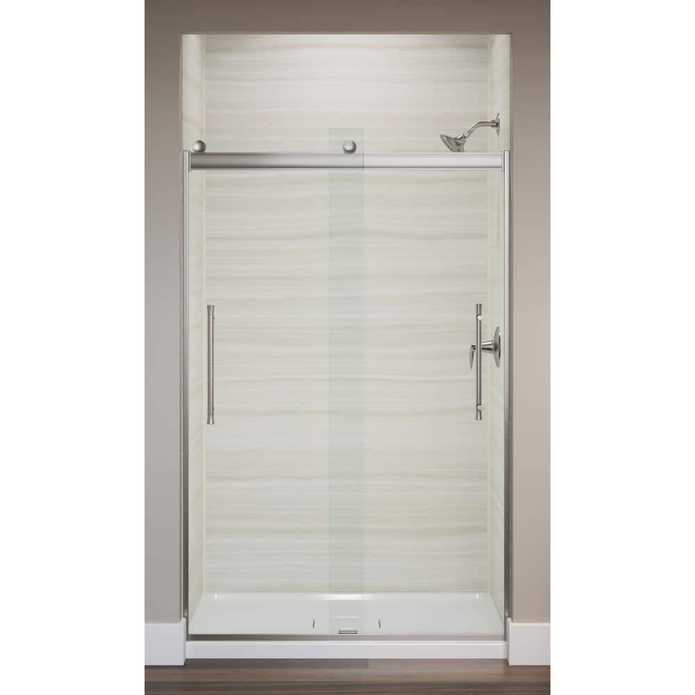 KOHLER Elmbrook 4448 in. x 74 in. Frameless Sliding Shower Door in