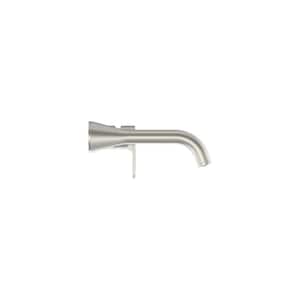 Aspirations Single Handle Wall Mounted Faucet in Brushed Nickel