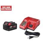 Milwaukee M18 18-Volt Lithium-Ion XC Starter Kit with One 5.0Ah