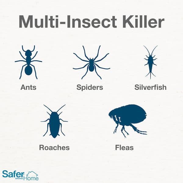 Safer Home 24 oz. Indoor Insecticide Insect Killer Spray for Ants, Roaches, Spiders, Fleas