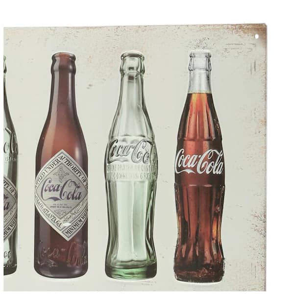 Open Road Brands Coca-Cola Evolution Embossed Tin Sign 90160885-S