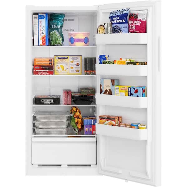 GE 17.9 Cu. Ft. Garage Ready Convertible Upright Freezer in White