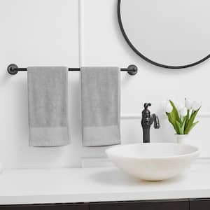 5-Piece Bath Hardware Set with with 2-Towel Bars/Racks, Towel/Robe Hook, Toilet Paper Holder in Oil Rubbed Bronze