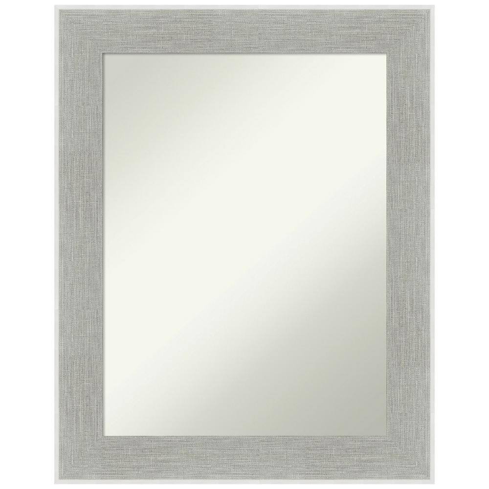 Amanti Art Glam Linen Grey 23 in. H x 29 in. W Framed Non-Beveled ...