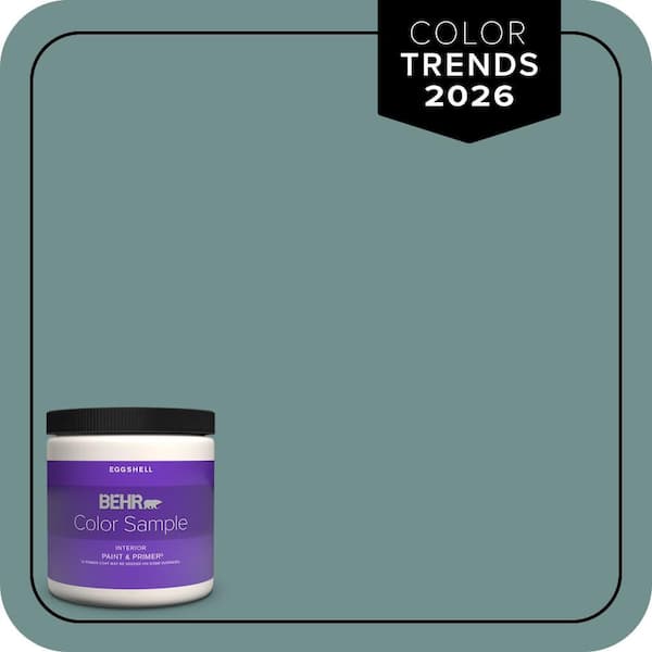 BEHR PREMIUM PLUS 8 oz. #PPU12-03 Dragonfly Eggshell Enamel Interior Paint & Primer Color Sample