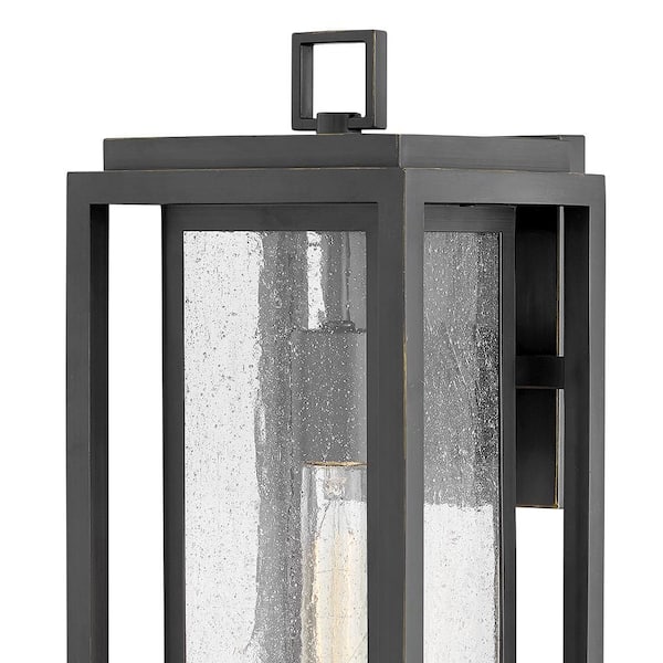 HINKLEY - Hinkley Republic Large Outdoor Wall Mount Lantern, Oil-Rubbed Bronze