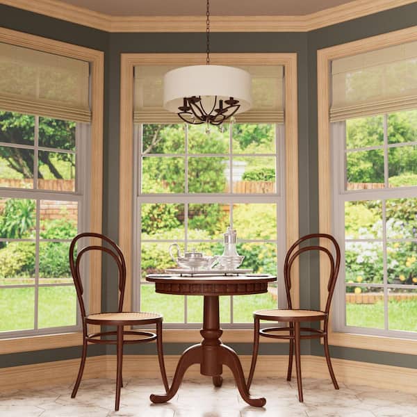 Ekena Millwork WM48 0.56 in. D x 4.25 in. W x 96 in. L Wood (White Oak) Crown Moulding