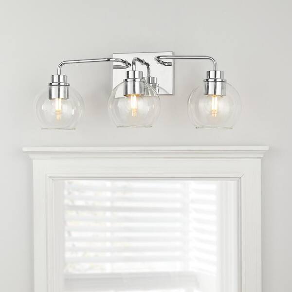Home Decorators Collection Lawrence 3 Light Polished Chrome Vanity Light Hd 1681ch The Home Depot