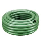 1 1/2 in. Dia x 25 ft. Green Heavy-Duty Flexible PVC Suction and Discharge Hose