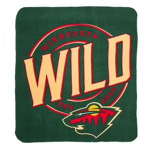NHL Wild Campaign Multi-Color Fleece Throw Blanket