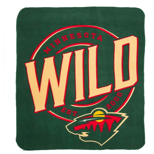 THE NORTHWEST GROUP NHL Wild Campaign Multi-Color Fleece Throw Blanket
