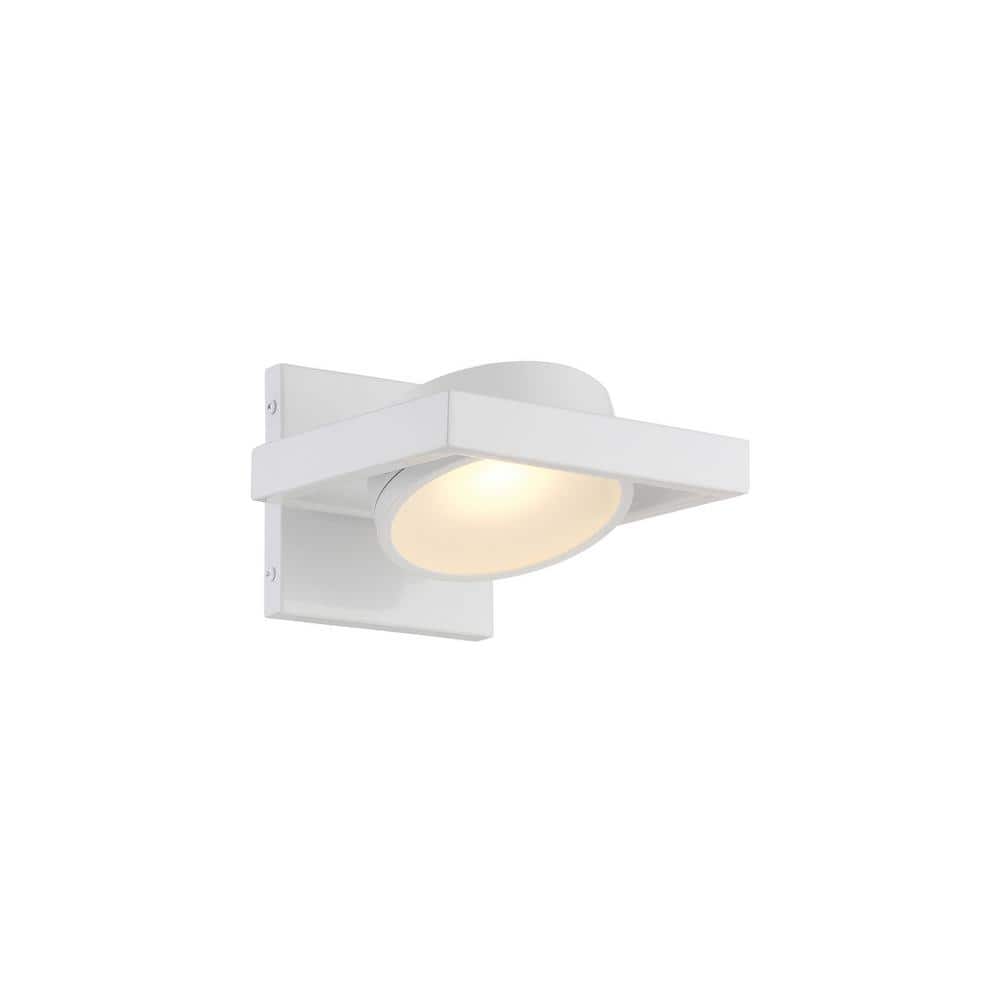 Hawk 5'' White LED Dimmable Direct Wired Wall Sconce