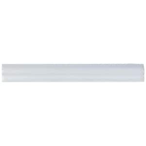 Newport White 1 in. x 10 in. Polished Ceramic Wall Pencil Liner Tile