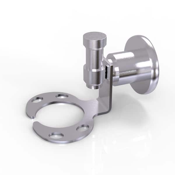 Allied Brass Washington Square Collection Tumbler and Toothbrush Holder in Satin Chrome