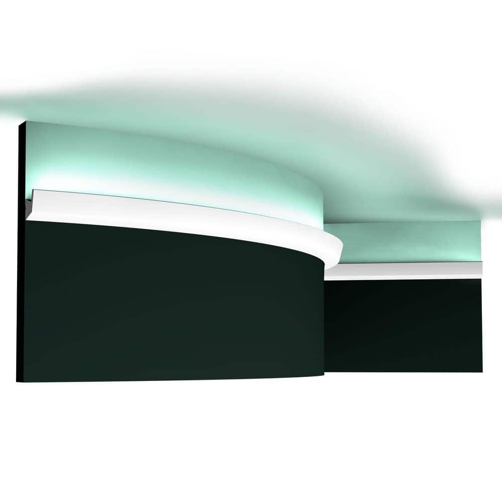 Primed White Flexible Polyurethane Crown Moulding 78.75 in