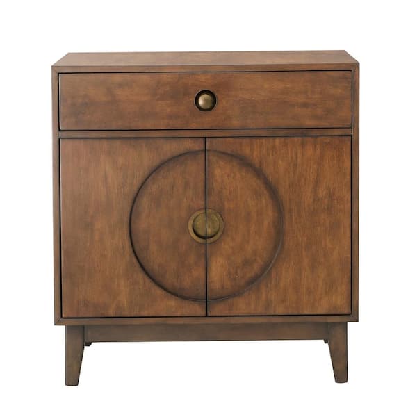 HomeFare Mid-Century Modern Walnut Accent Chest