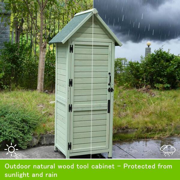 GOGEXX 1.8 ft. W x 1.5 ft. D x 5.6 ft. H Vertical Outdoor Wooden