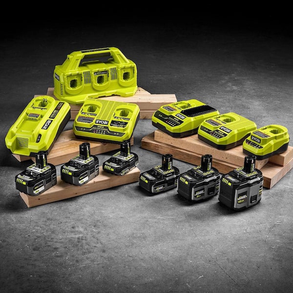 RYOBI ONE+ 18V 8A Rapid Charger PCG008 - The Home Depot