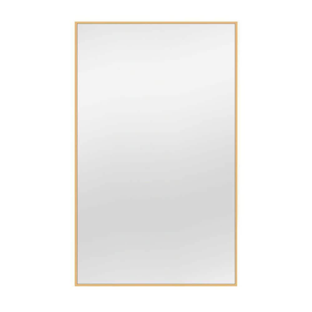 31 in. W x 51 in. H Rectangular Framed Wall Bathroom Vanity Mirror in