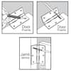Everbilt 3 in. Stainless Steel Non-Removable Pin Narrow Utility Hinge  (2-Pack) 29237 - The Home Depot
