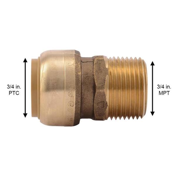 thumbnail image 2 of Laundry Room Decor VENTRAL Push To Connect Fittings - 25pc 3/4 Inch Brass Plumbing Adapters For PEX, Copper, CPVC Multifunctional Toy Storage Bin With Handles 2 of 12