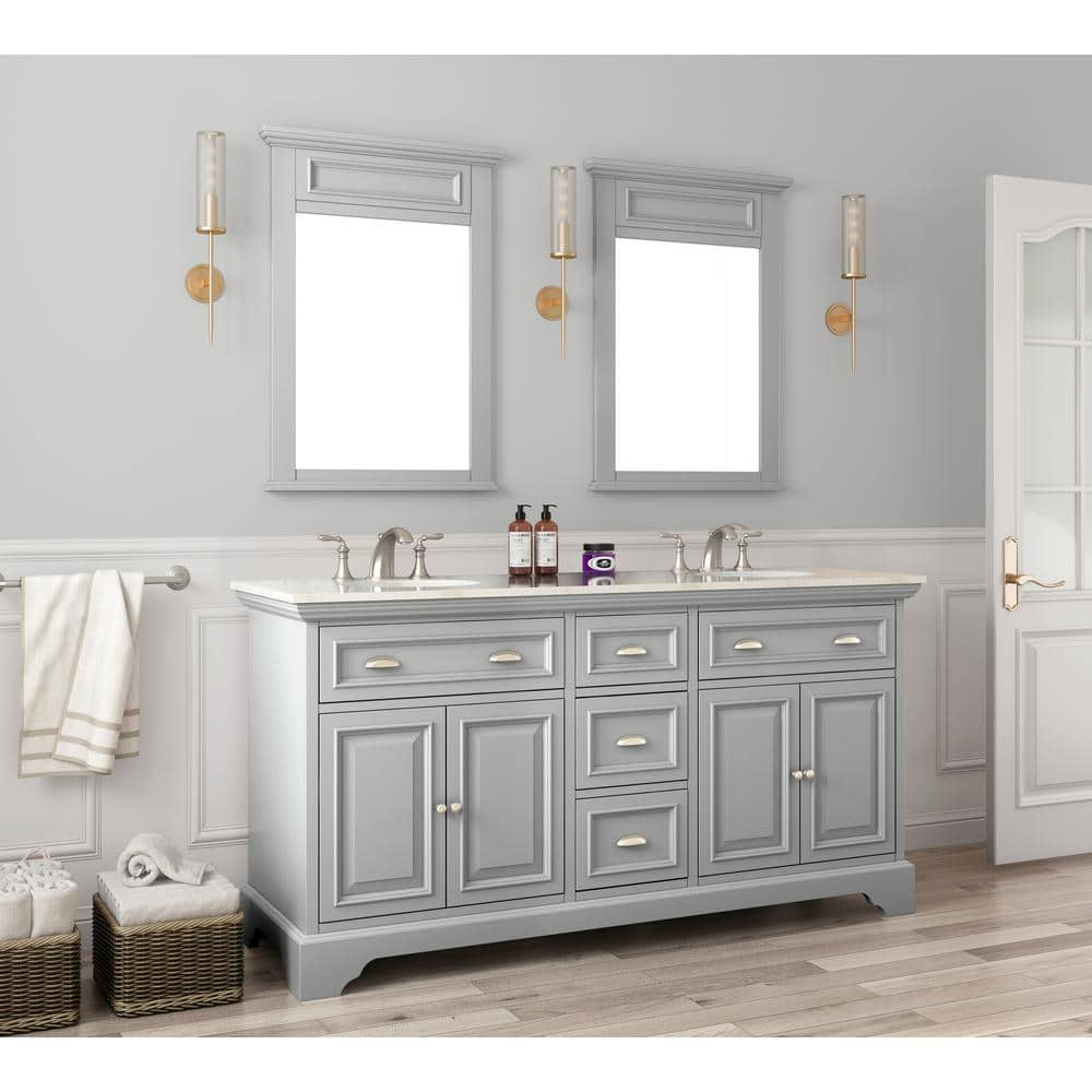 Dropship 30 Bathroom Vanity With Single Sink In Grey; Combo Cabinet  Undermount Sink; Bathroom Storage Cabinet; Solid Wood Frame to Sell Online  at a Lower Price