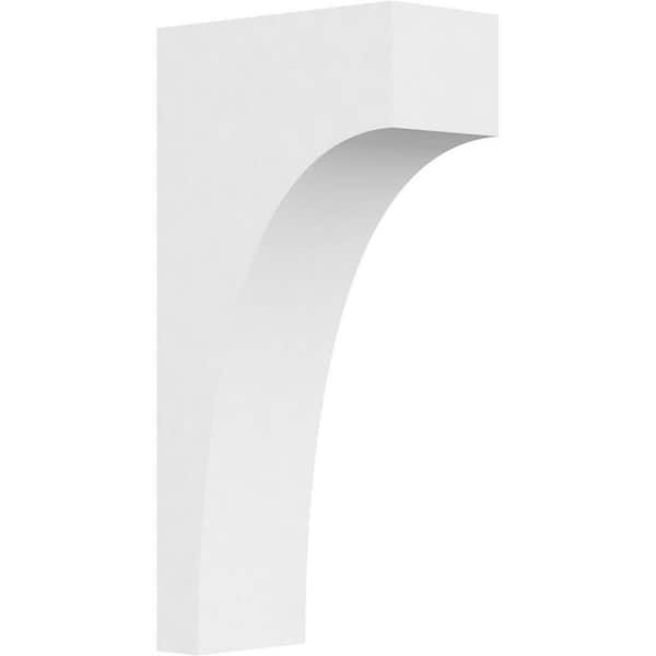 Ekena Millwork 3 in. x 14 in. x 7 in. Standard Stockport Architectural Grade PVC Corbel