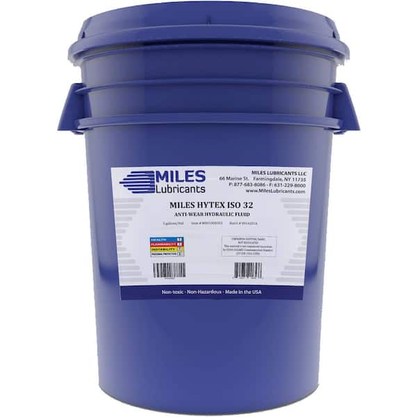 Miles Lubricants Hytex 5 Gal. ISO 32 Anti-Wear Hydraulic Fluid Pail
