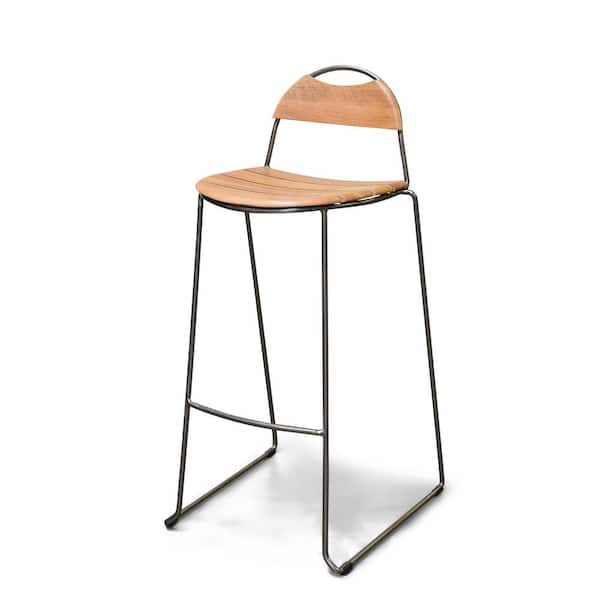 AndMakers Davis 19 in. Brown Bar Stool (2-Pack)