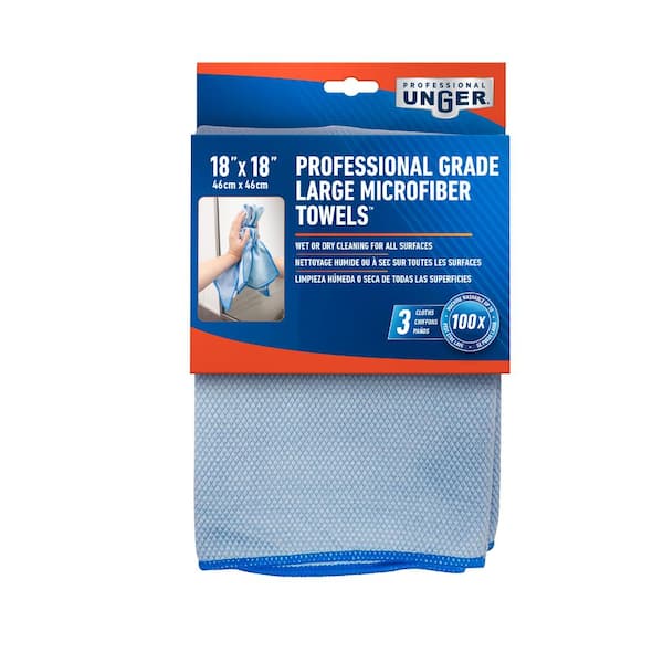 18 in. Large Microfiber Cleaning Cloths (6-Count)