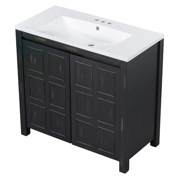 36 in. Wood Bathroom Vanity Top Sample Organizer with Sink, Combo Cabinet  Set, Bathroom Storage Cabinet C-SV000004AAE - The Home Depot