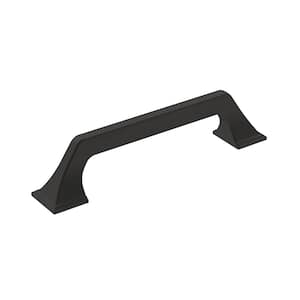 Exceed 5-1/16 in. (128mm) Modern Matte Black Arch Cabinet Pull