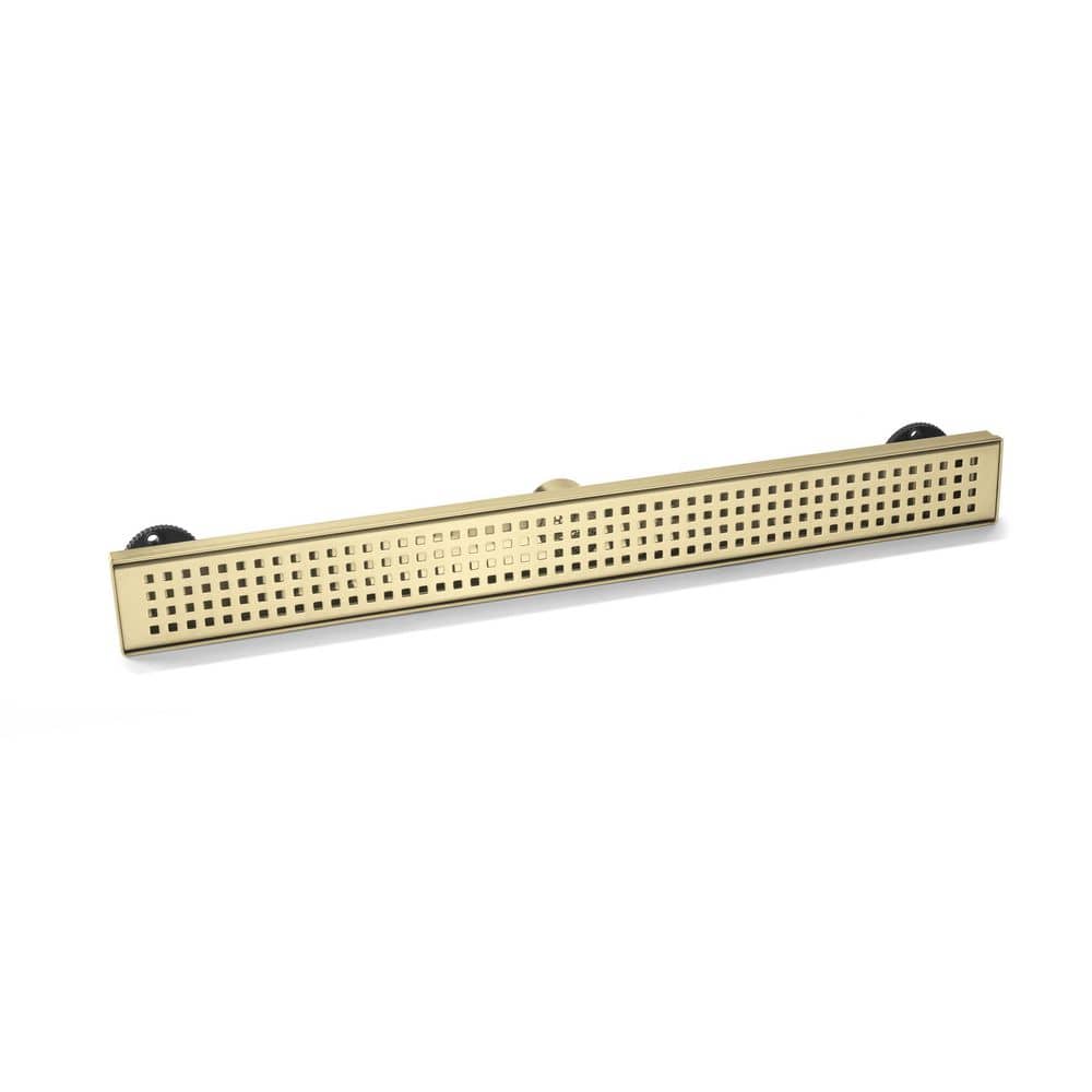 28 in. Linear Shower Drain in Brushed Gold price history on PriceWatchPro