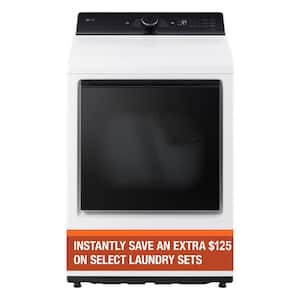 7.3 cu. ft. Vented SMART Electric Dryer in Alpine White with EasyLoad Door and Sensor Dry Technology