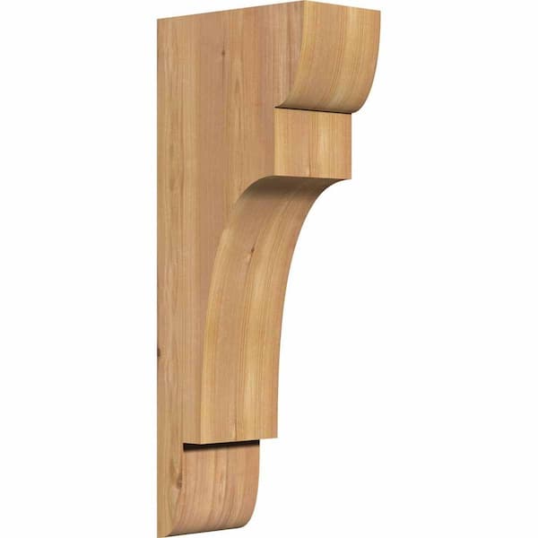 Ekena Millwork 5-1/2 in. x 10 in. x 26 in. Western Red Cedar New Brighton Smooth Corbel