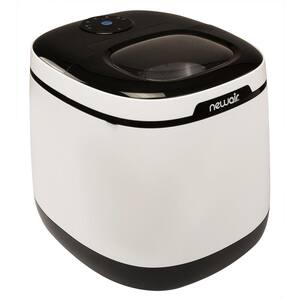 Portable 50 lb. of Ice a Day Countertop Ice Maker BPA Free Parts with One Button Operation and Easy to Clean - White