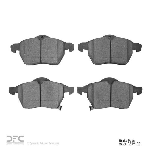 Dynamic Friction Company 3000 Semi-Metallic Brake Pads 1311-0819-00-Front Set 