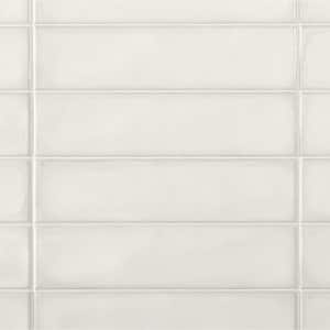 Stacy Garcia Olimar Bianco 3.93 in. x 15.74 in. Polished Porcelain Wall Tile (7.74 sq. ft./Case)