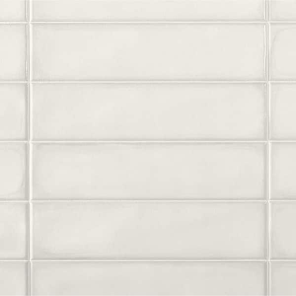 Ivy Hill Tile Tint Bianco 2.95 in. x 15.74 in. Polished Porcelain Wall Tile (14.2 Sq. ft./Case)