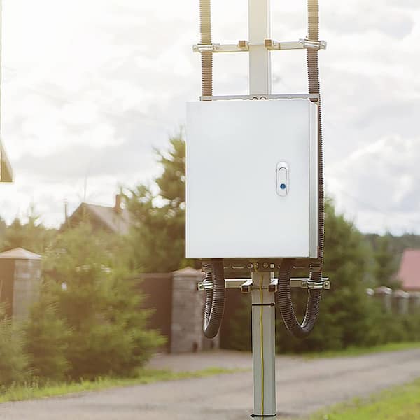 12 in. x 10 in. x 6 in. Steel Outdoor Electrical Box, NEMA 4X Enclosure, Waterproof and Dustproof, Lockable Junction Box