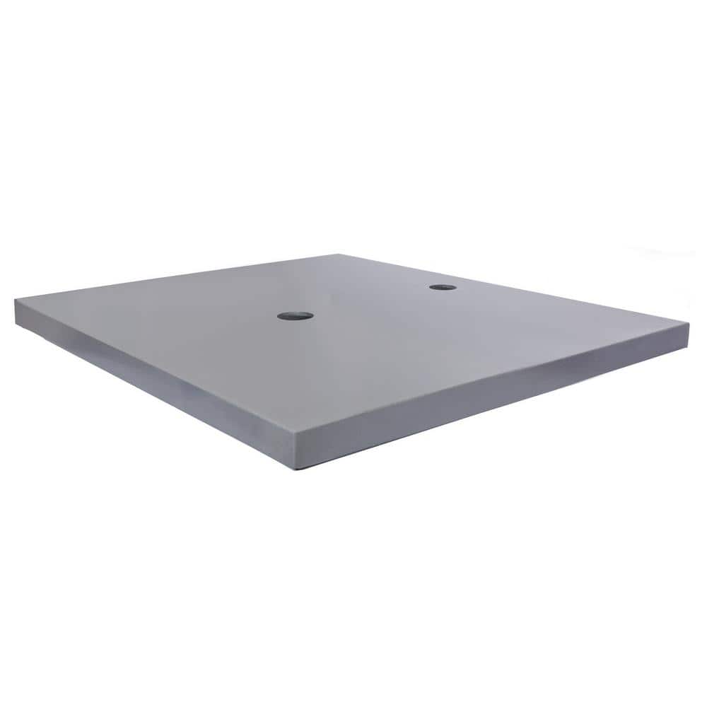 Dark Gray Terrazzo Stone Single Bathroom Vanity Top
