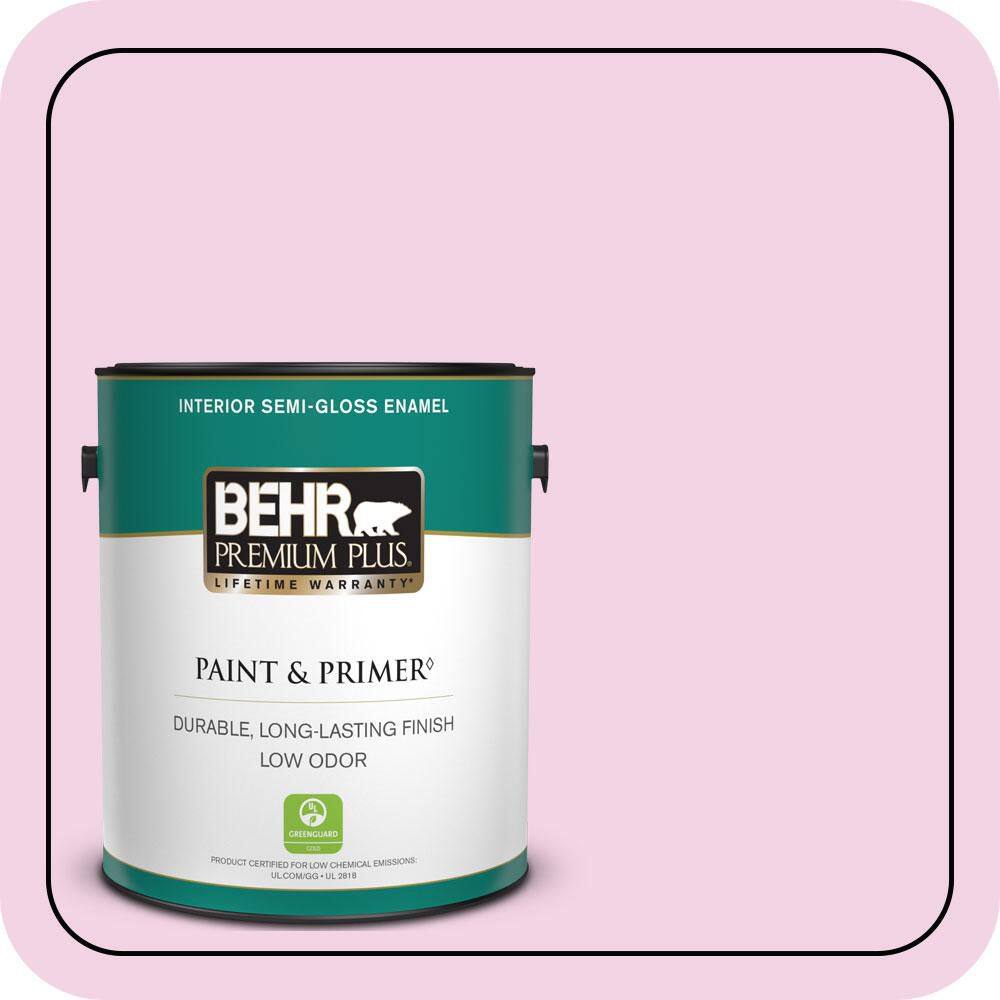 1 gal. #690A-2 Hopeful Semi-Gloss Enamel Low Odor Interior Paint & Primer price history on PriceWatchPro