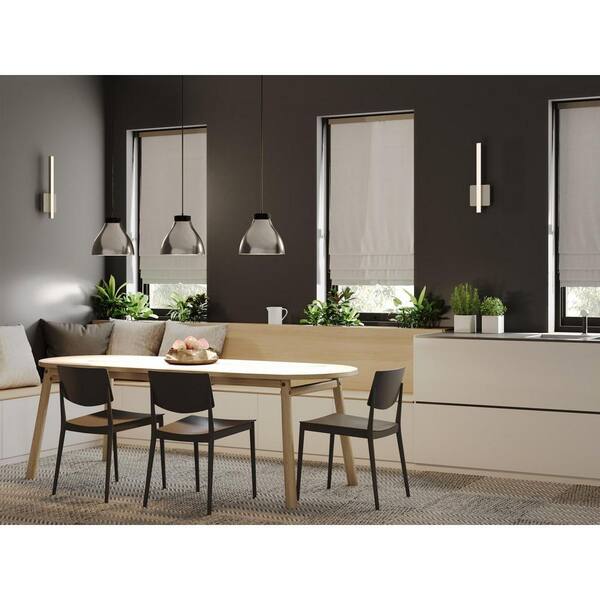 Progress Lighting 7.24-in Brushed Nickel Transitional Integrated LED Flush Mount Light ENERGY STAR Progress Lighting 7.24-in Brushed Nickel Transitional Integrated LED Flush Mount Light ENERGY STAR