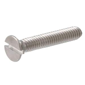 #6-32 x 2 in. Zinc-Plated Flat-Head Slotted Drive Electrical Box Screw (15-Pieces)