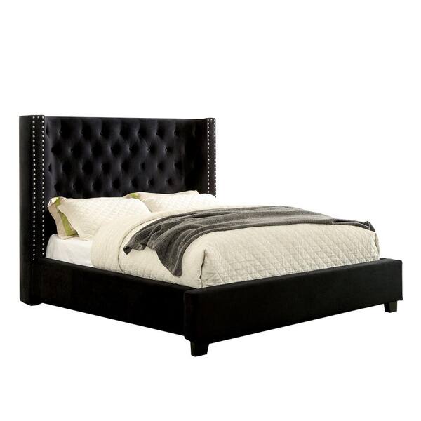 William's Home Furnishing Cayla Cal.King Black Bed