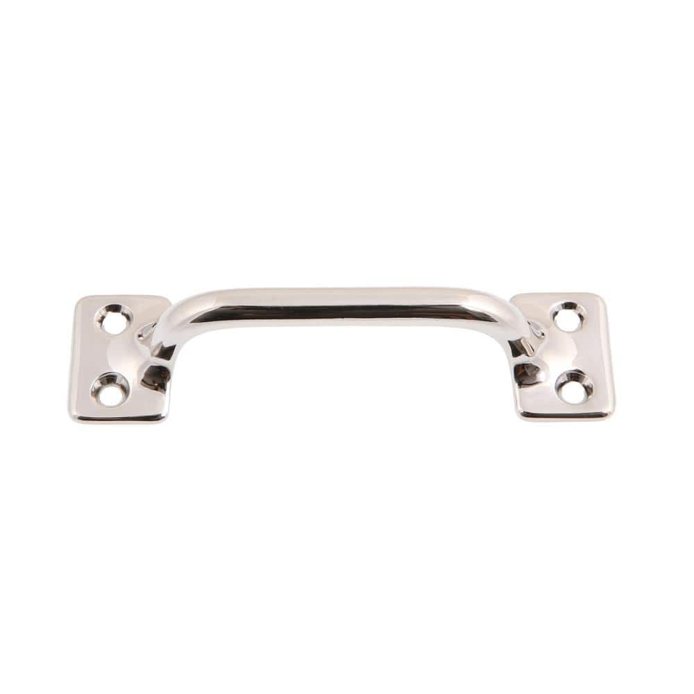 3-1/2 in. Solid Brass Bar Sash Lift/Drawer Center-to-Center Pull in Bright Nickel price history on PriceWatchPro