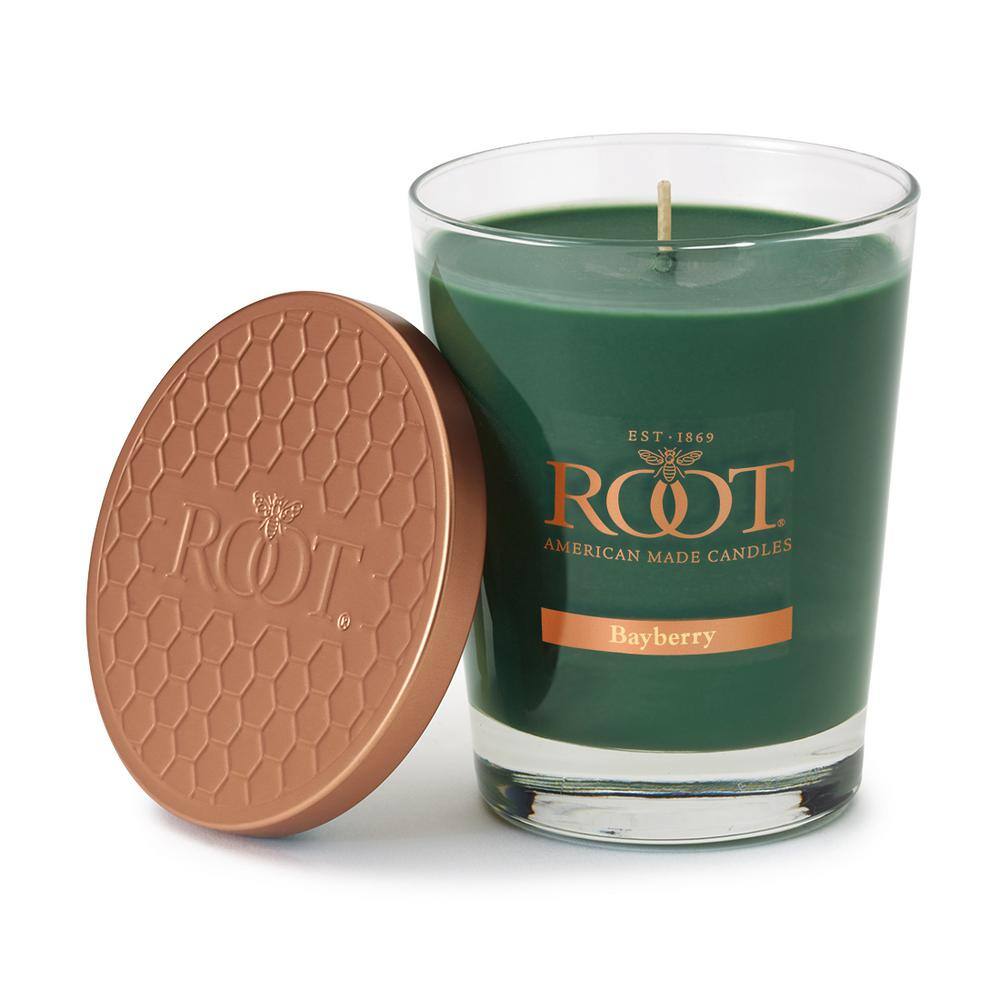 Bayberry Scented Beeswax Blend Jar Candle with Bronze Lid