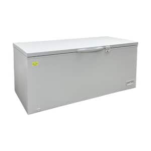 65 in. 18 cu. ft. Manual Defrost Solid Top Commercial Chest Freezer BD520 in White