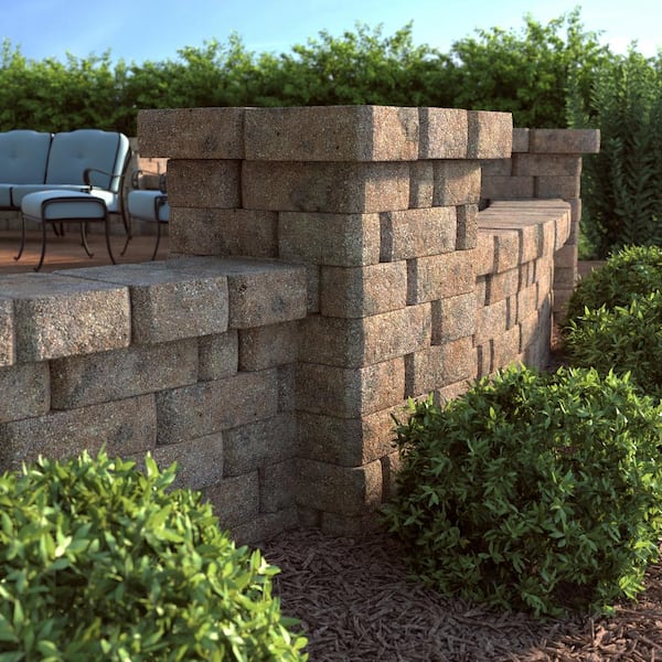 Pavestone SplitRock Small 3.5 in. x 3.5 in. x 7 in. Winter Blend Concrete Garden Wall Block (288 Pcs. / 24.5 Face ft. / Pallet)